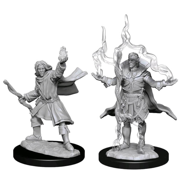 Pathfinder Deep Cuts Unpainted Miniatures: Elf Sorcerer Male