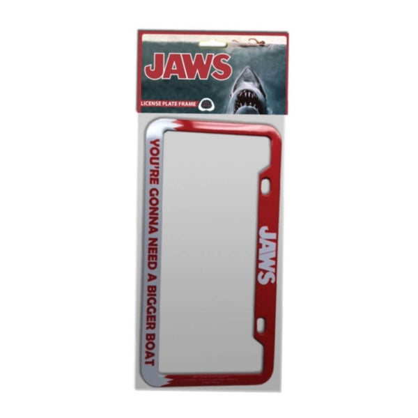 Jaws Bigger Boat License Plate Frame