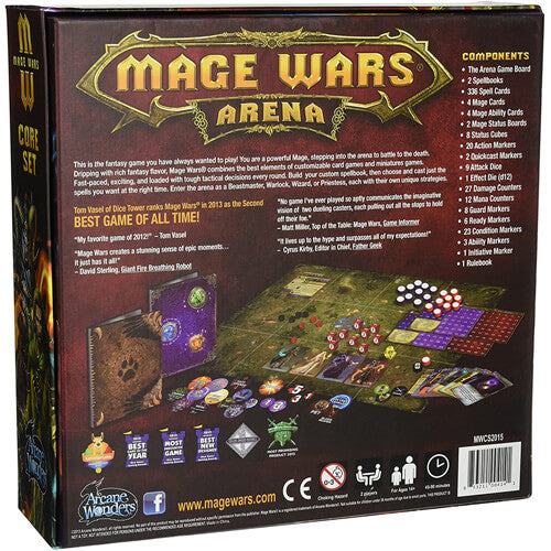 Mage Wars Arena Core Set Board Game