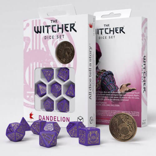 The Witcher Dice Set Dandelion Viscount de Lettenhove