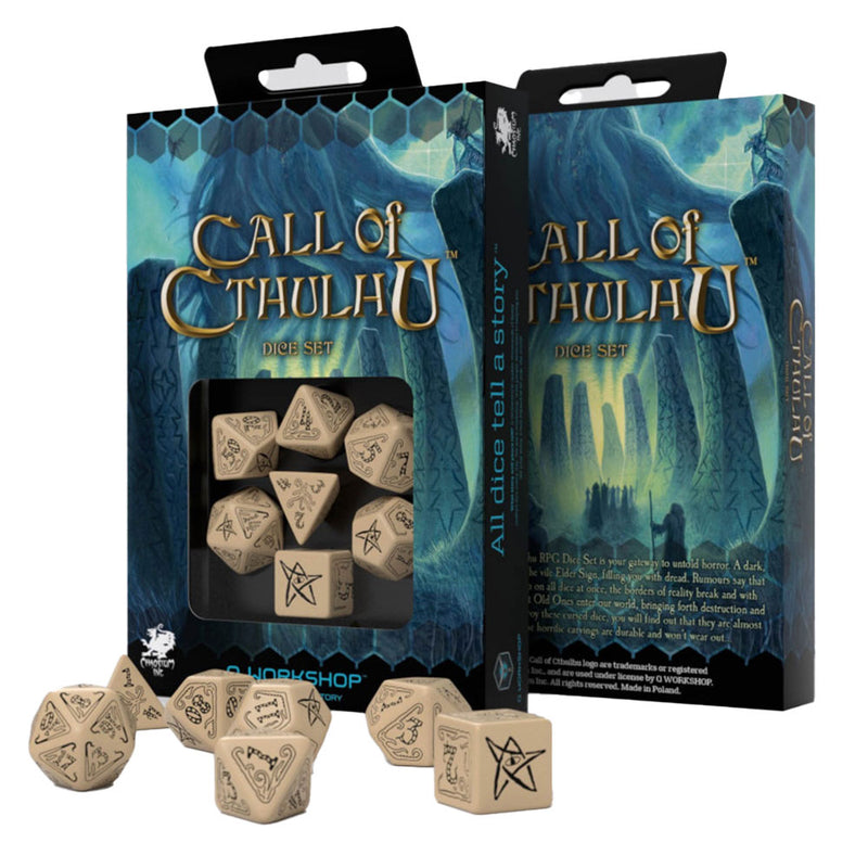 Q Workshop Call of Cthulhu Dice Set 7pcs