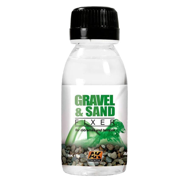 AK Interactive Gravel & Sand Adhesive Fixer 100mL