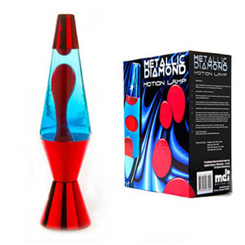 Red-Red-Blue Metallic Motion Lamp