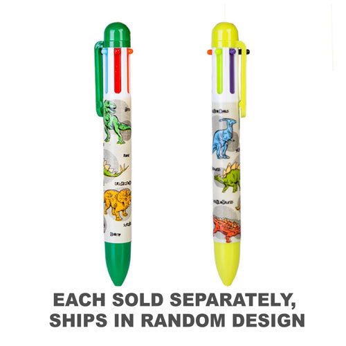 6-in-1 Multi-coloured pen (1pc Random Style)