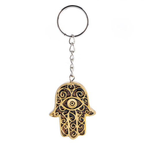 Lucky Blessings Hamsa Keychain