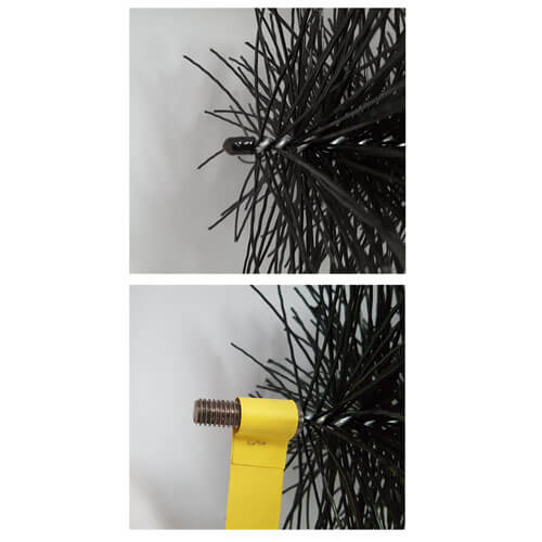 FireUp Polypropylene Flue Brush 8" Head for Flexi Flue Kits