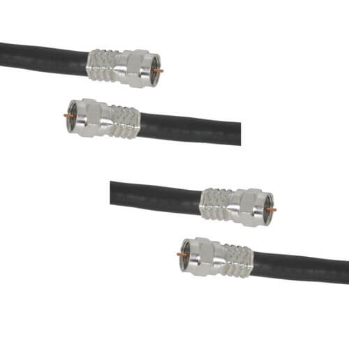 High Quality RG6 Quad Shield Cable (Black)