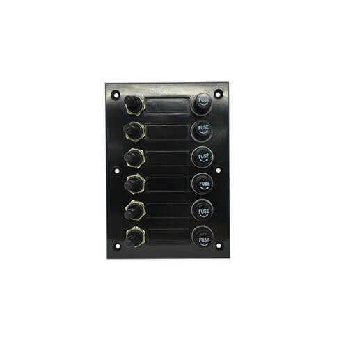 Switch Panel with Fuses and Ingress Protection