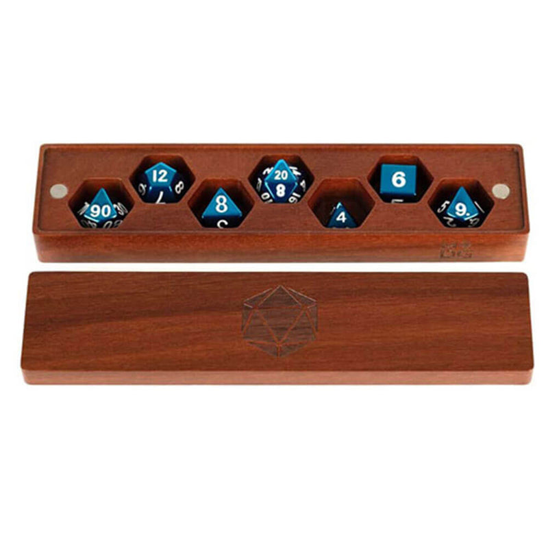 Metallic Dice GamePremium Wood Dice Vault