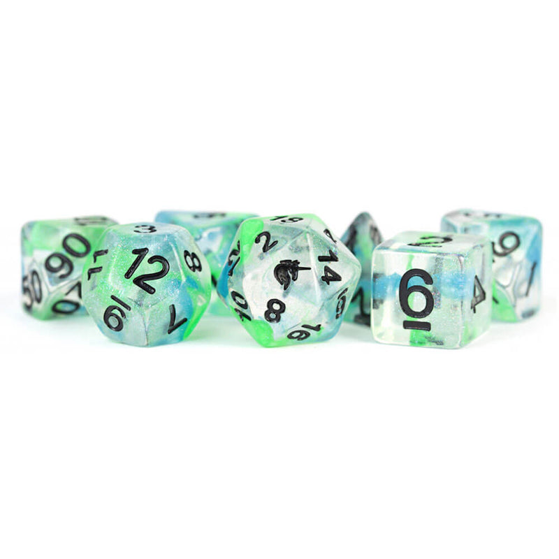 MDG Unicorn Resin Polyhedral Dice Set