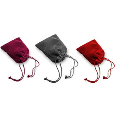 Dice Bag Suedecloth Large