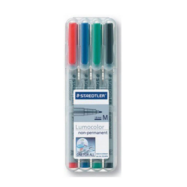 Staedtler LumoColour Water Soluble Markers 4-Pack