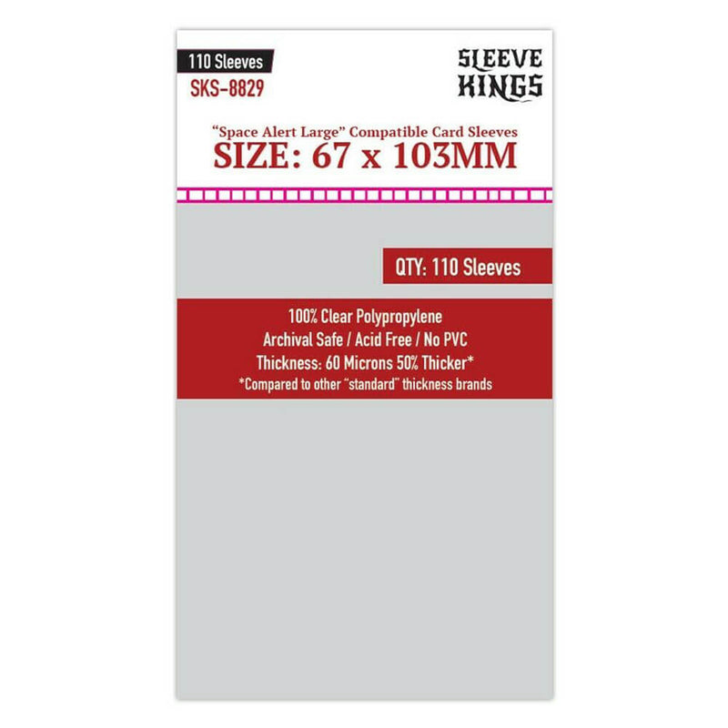 SK Board Game Sleeves Space Alert Large (110 /Pack)