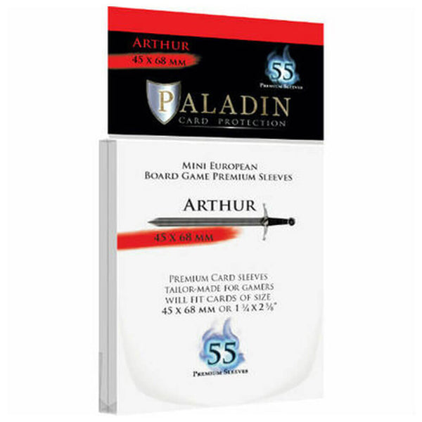 Paladin Mini European Premium Sleeves Arthur (45mmx68mm)