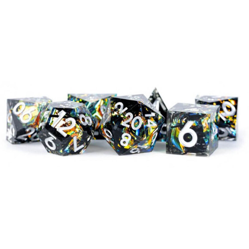 MDG Handcrafted Sharp Edge Resin Dice Set