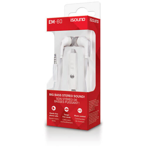 iSound Wired EM-60 Earbuds