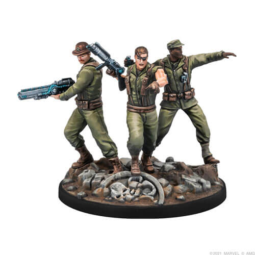 Marvel Crisis Protocol Nick Fury Sr & the Howling Commandos