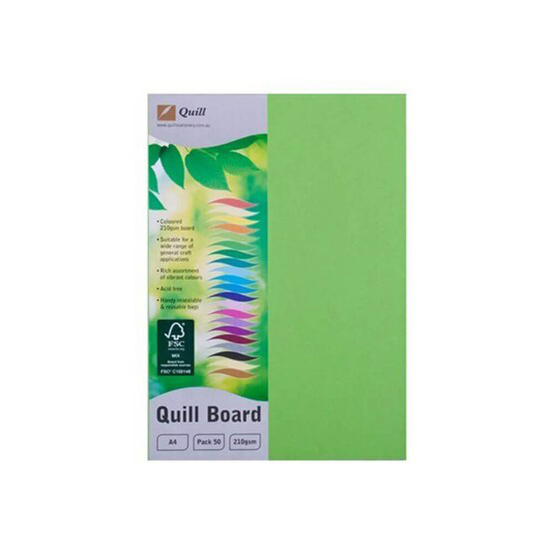 Quill Cardboard A4 (50pk)