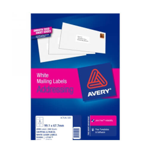 Avery Parcel Laser Label 250pk