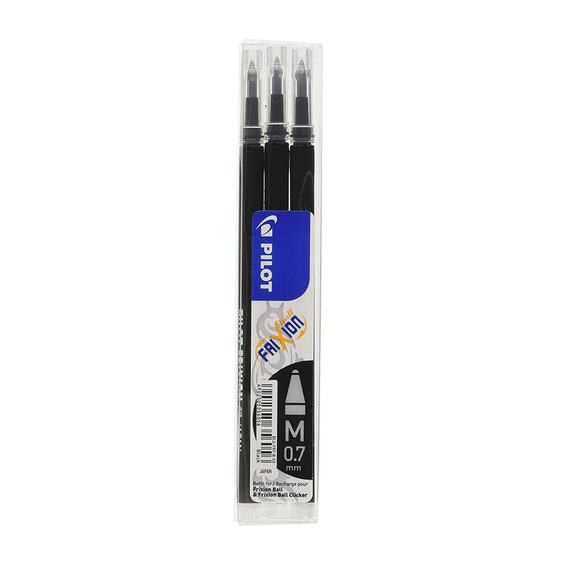 Pilot Frixion Rollerball Pen Refill 0.7mm Tip 3pk