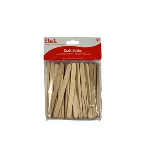 Stat Wooden Craft Sticks (150pk)