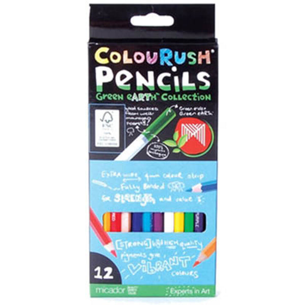 Micador Green Earth Collection ColouRush Pencils (12pk)