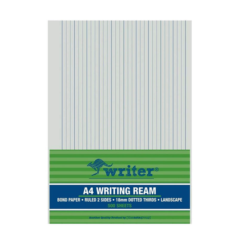 Writer A4 18mm Dotted Thirds Exam Paper (500pcs)