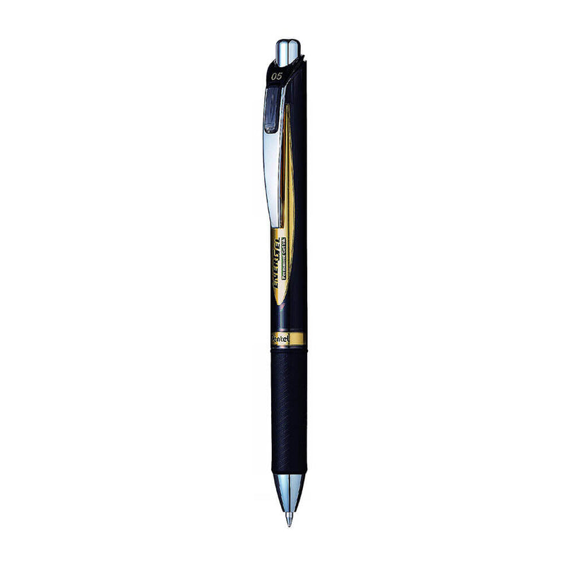 Pentel EnerGel Retractable Metal Tip Pen (0.5mm)