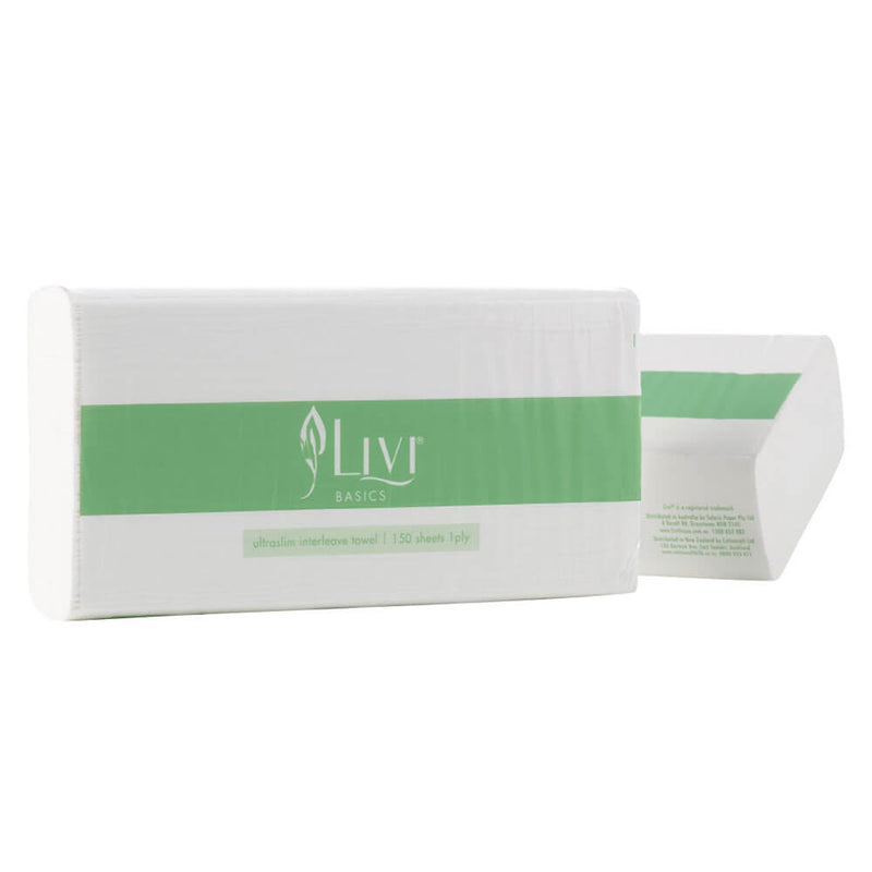 Livi Basics Ultra-Slim 1-Ply Paper Towel (Box of 16)