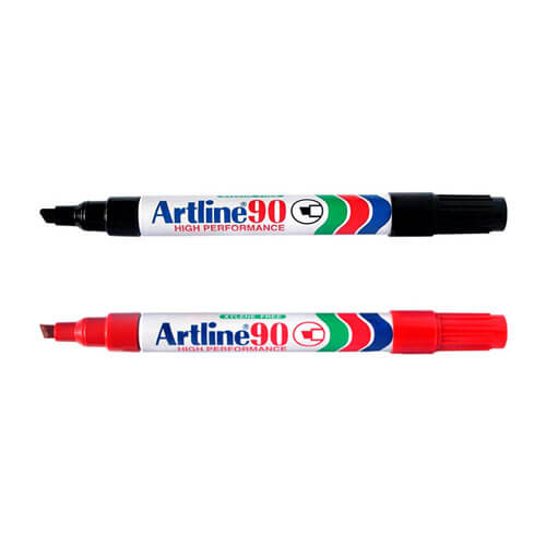 Artline Chisel Tip Permanent Marker 5mm (Pack of 12)