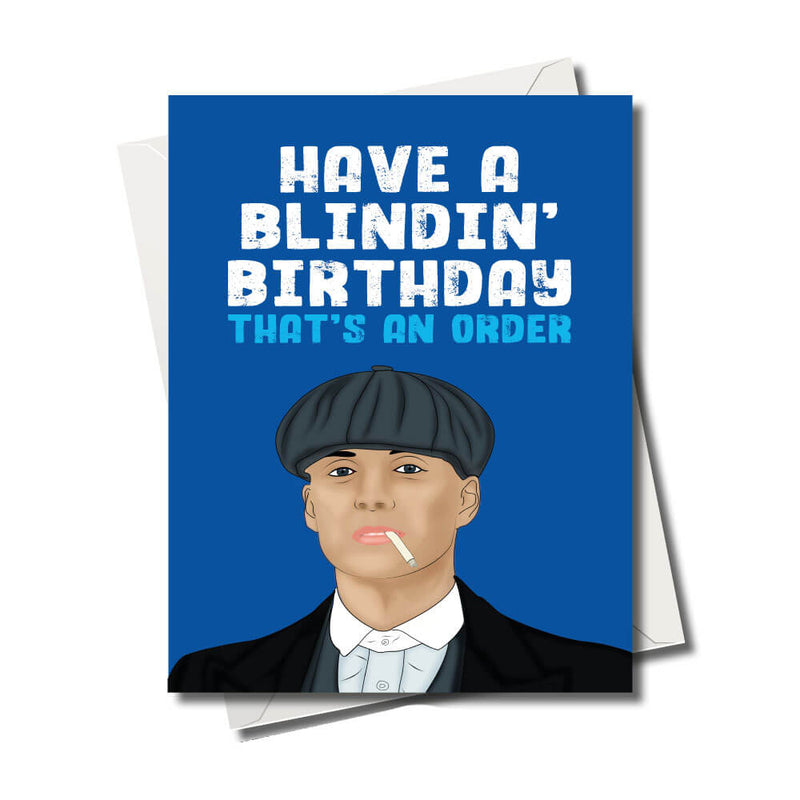 Filthy Sentiments Peaky Blinders Birthday Card