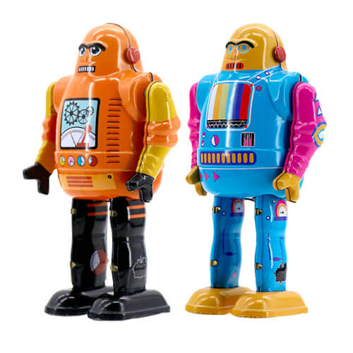 Mr & Mrs Tin Mechanic Bot Design A